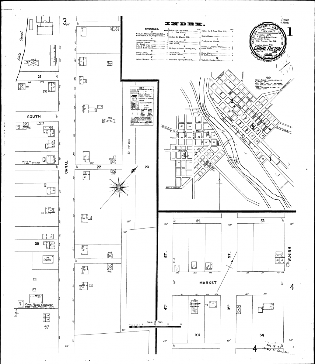 File1898CFFireInsuranceMap1.png Canal Fulton Memory Project